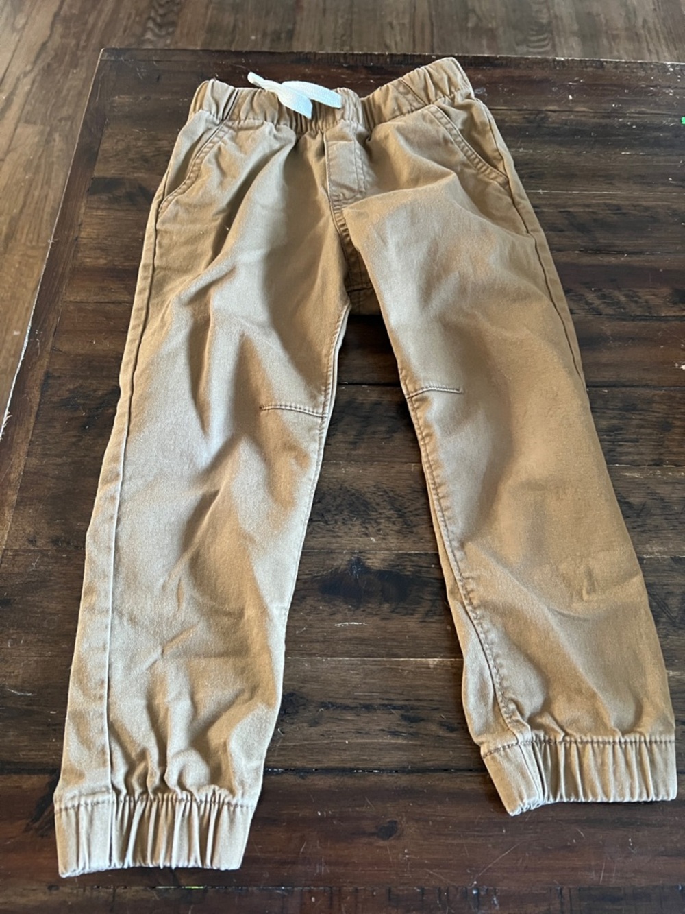 Cat & Jack Tan Elastic Waist Jogger Pants